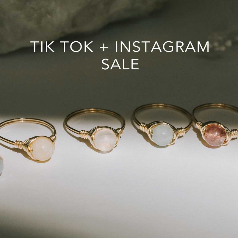 Rings TIKTOK / Instagram Sale