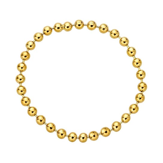 Tiny Gold Beaded Ring