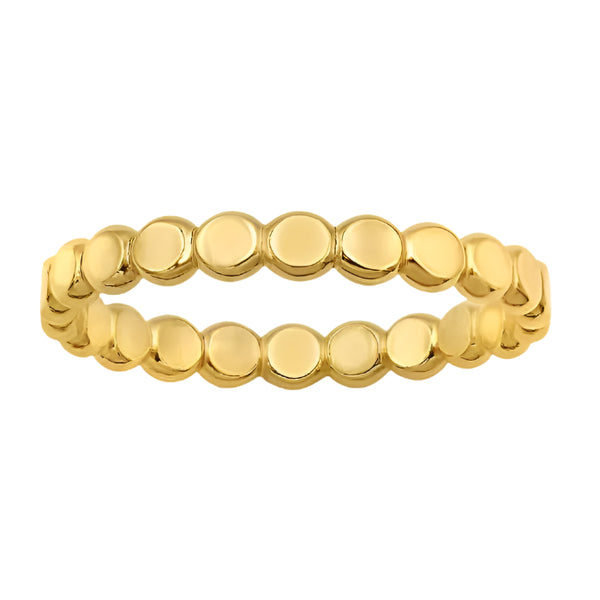Smooth Gold Stacking Ring
