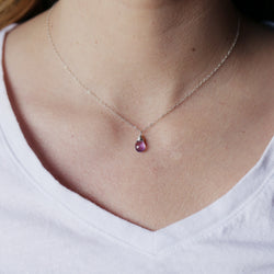 Dainty Amethyst Necklace