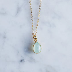 Aurora Necklace - Chalcedony