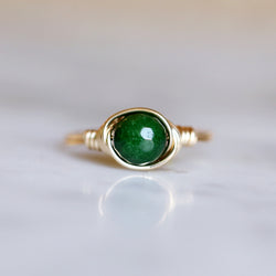 Emerald Jade Ring