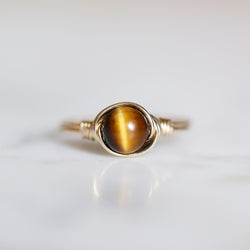 Golden Tiger's Eye Ring