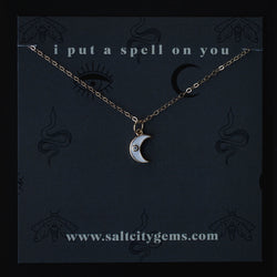 The Moon Child Necklace - White