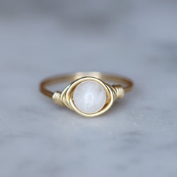 Moonstone Ring - Gold Filled