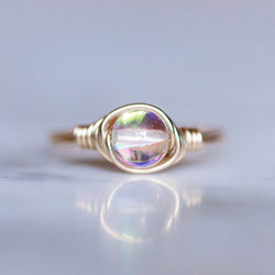 White Mystic Aura Ring