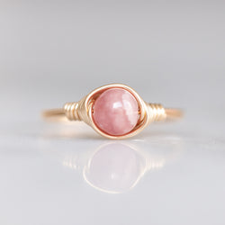 Rhodochrosite Ring