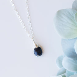 Dainty Sapphire Necklace