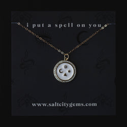 The Celestial Compass Necklace - White